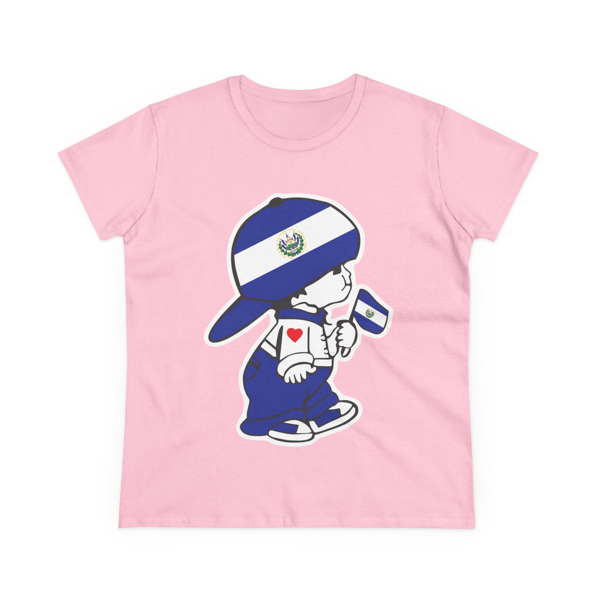 ALGODÓN DE MEDIO GROSOR Camiseta de Mujeres El Niño Guanaco Original