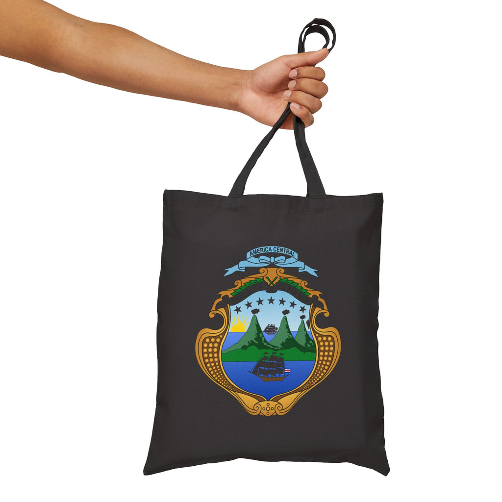 Bolsa de lona de algodón Costa Rica Escudo Nacional de Costa Rica