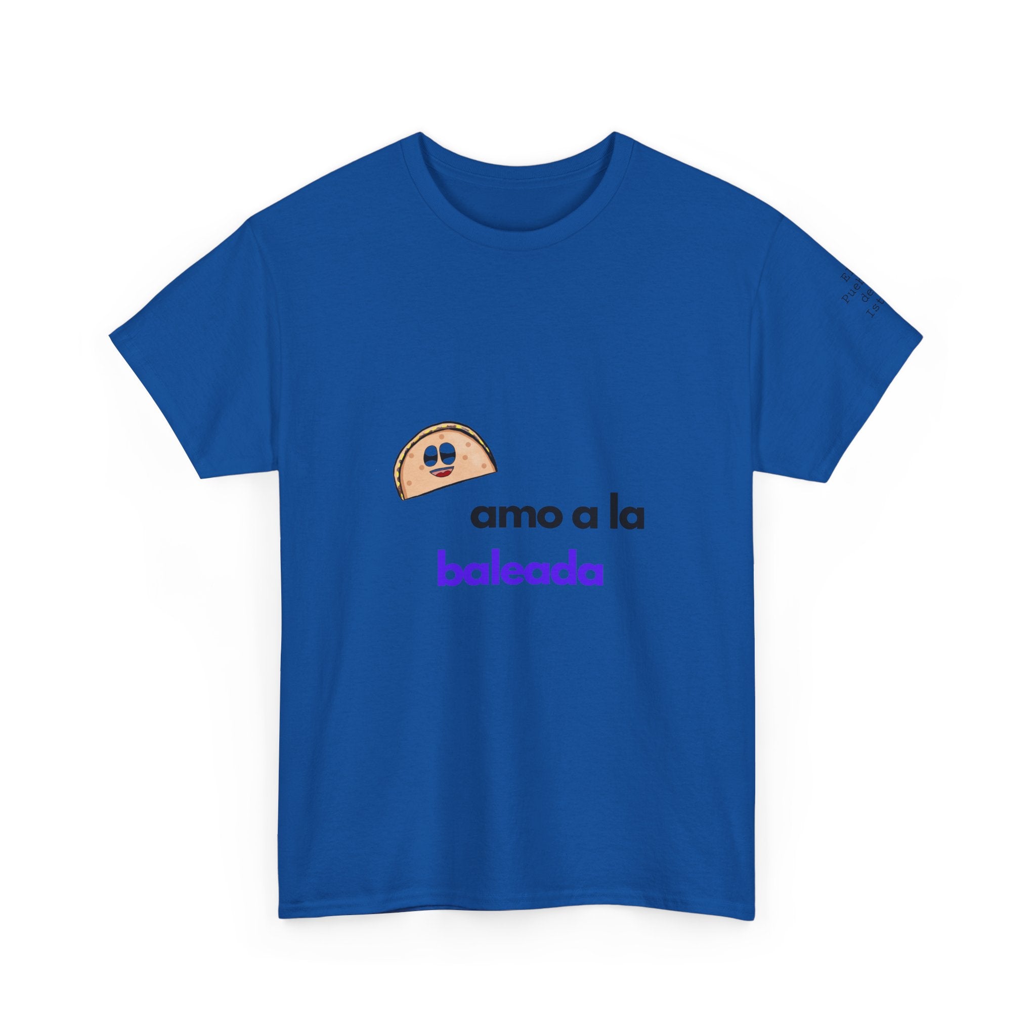 ALGODÓN GRUESO Camiseta de Hombres Honduras Diseño Amo a la baleada