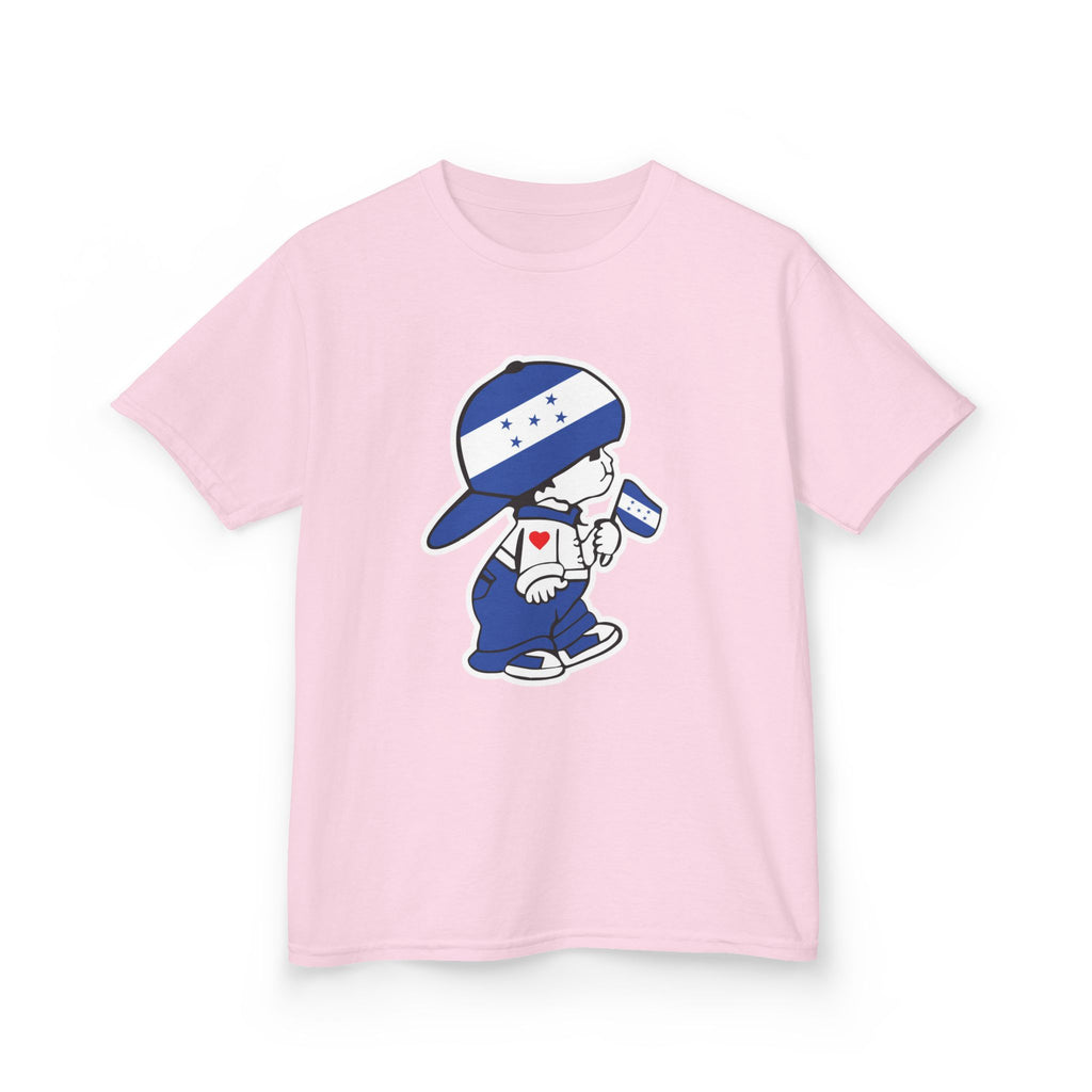 ALGODÓN GRUESO Camiseta de Niñas Honduras El Niño Catracho Original