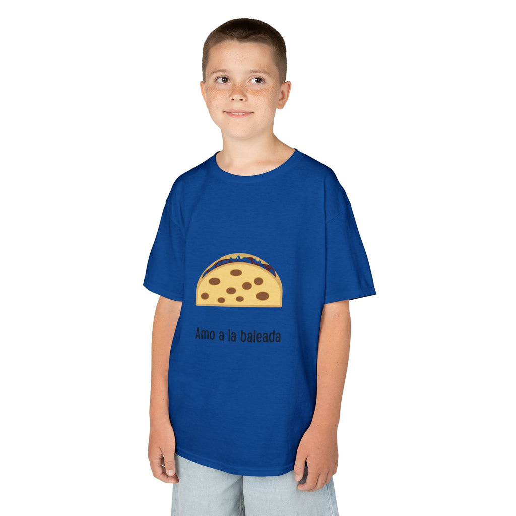 ALGODÓN GRUESO Camiseta de Niños Honduras Amo a la baleada