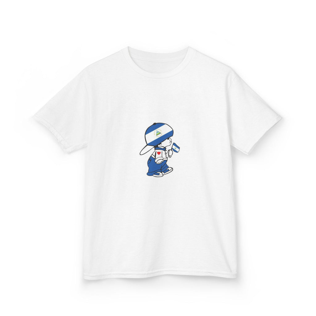 ALGODÓN GRUESO Camiseta de Niñas Nicaragua El Niño Nico Original