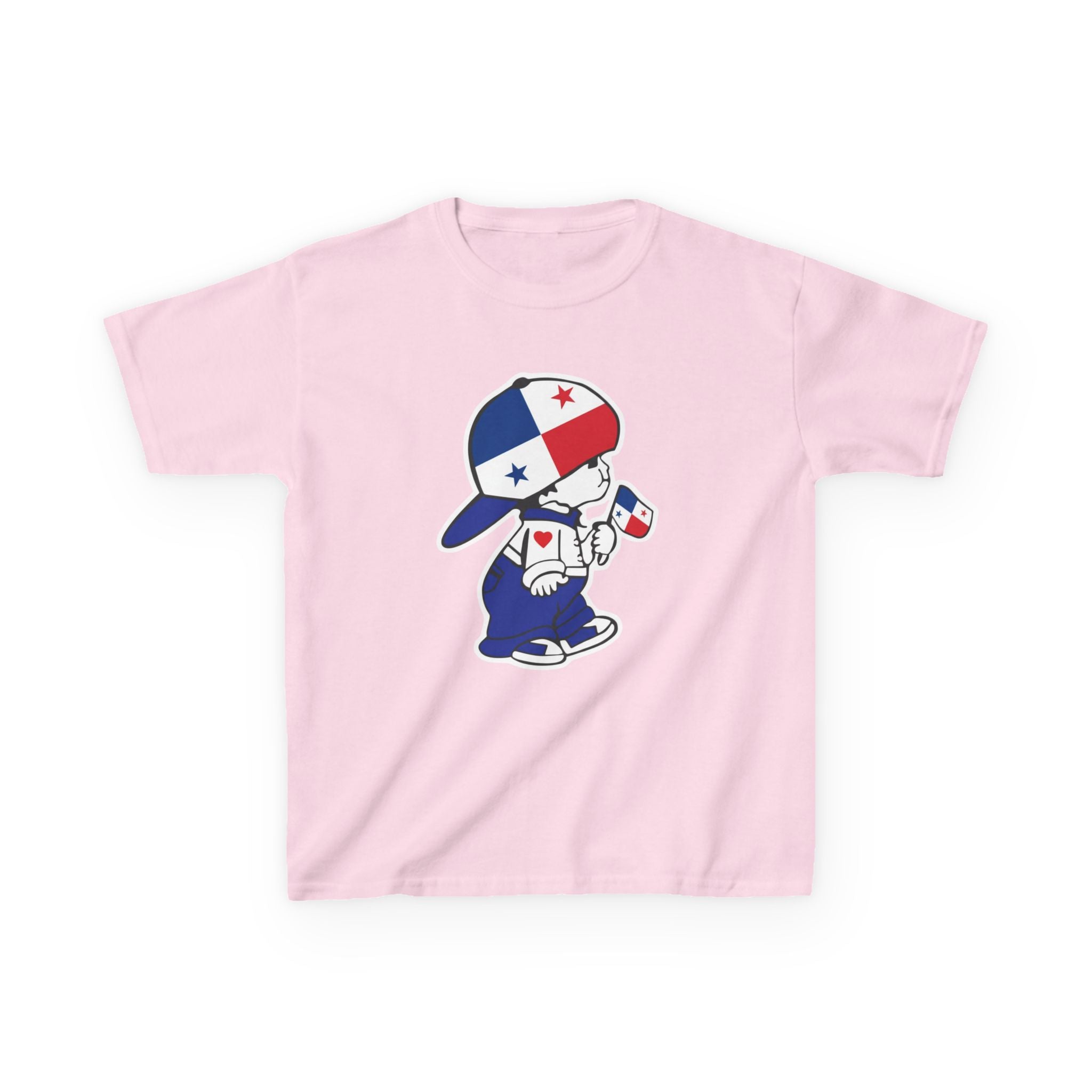 ALGODÓN GRUESO Camiseta de Niñas Panamá El Niño Canalero Original