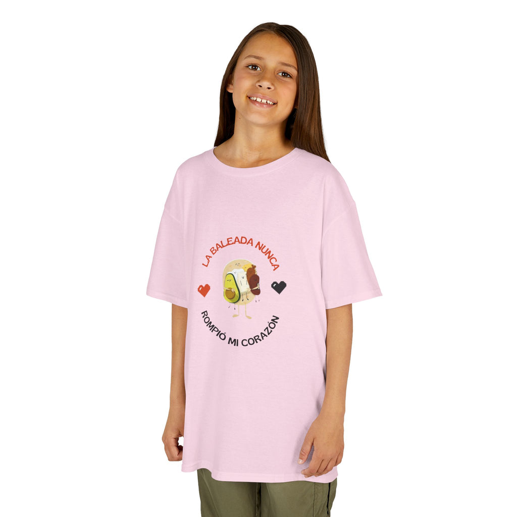 ALGODÓN GRUESO Camiseta de Niñas Honduras La Baleada Nunca Rompió Mi Corazón