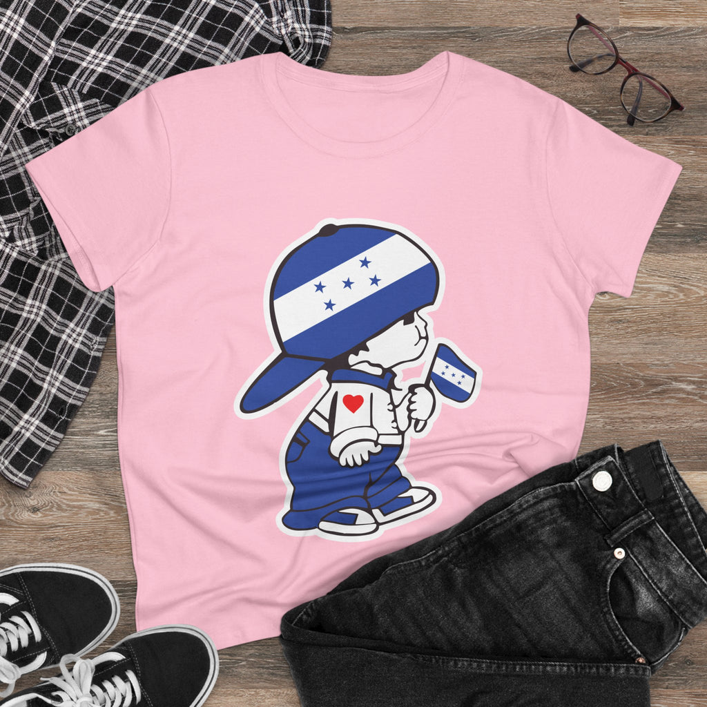 ALGODÓN DE MEDIO GROSOR Camiseta de Mujeres El Niño Chapín Original
