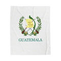 Colcha de terciopelo de algodón Guatemala Escudo Nacional de Guatemala