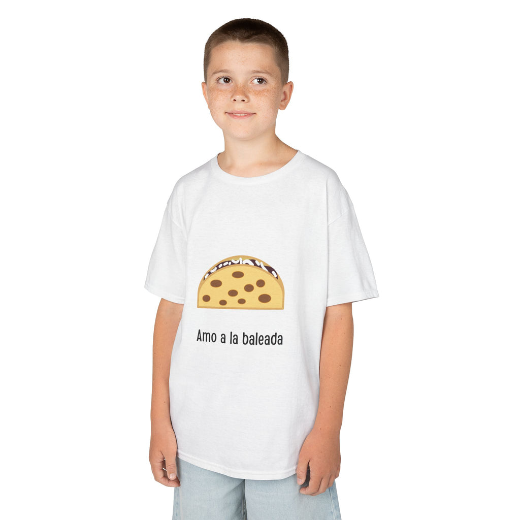 ALGODÓN GRUESO Camiseta de Niños Honduras Amo a la baleada