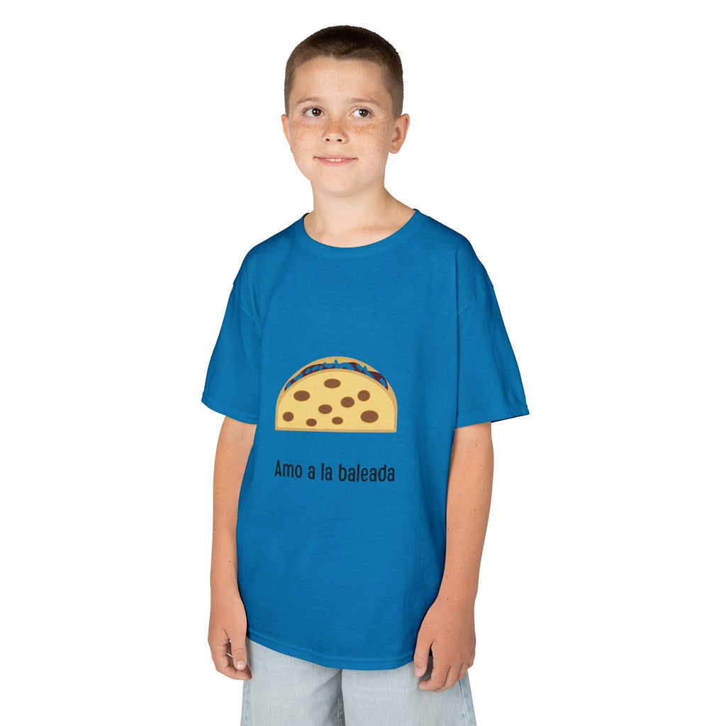 ALGODÓN GRUESO Camiseta de Niños Honduras Amo a la baleada