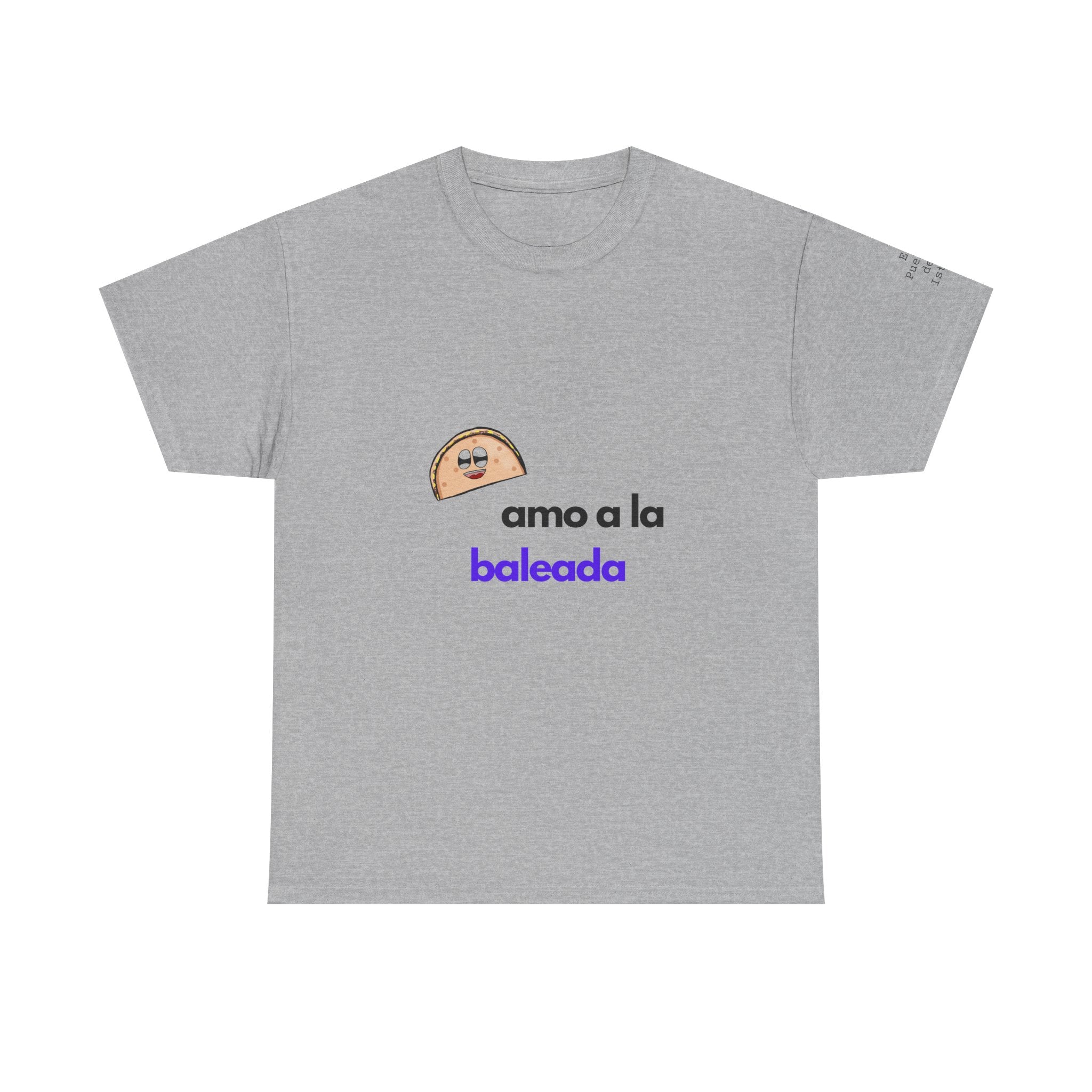 ALGODÓN GRUESO Camiseta de Hombres Honduras Diseño Amo a la baleada