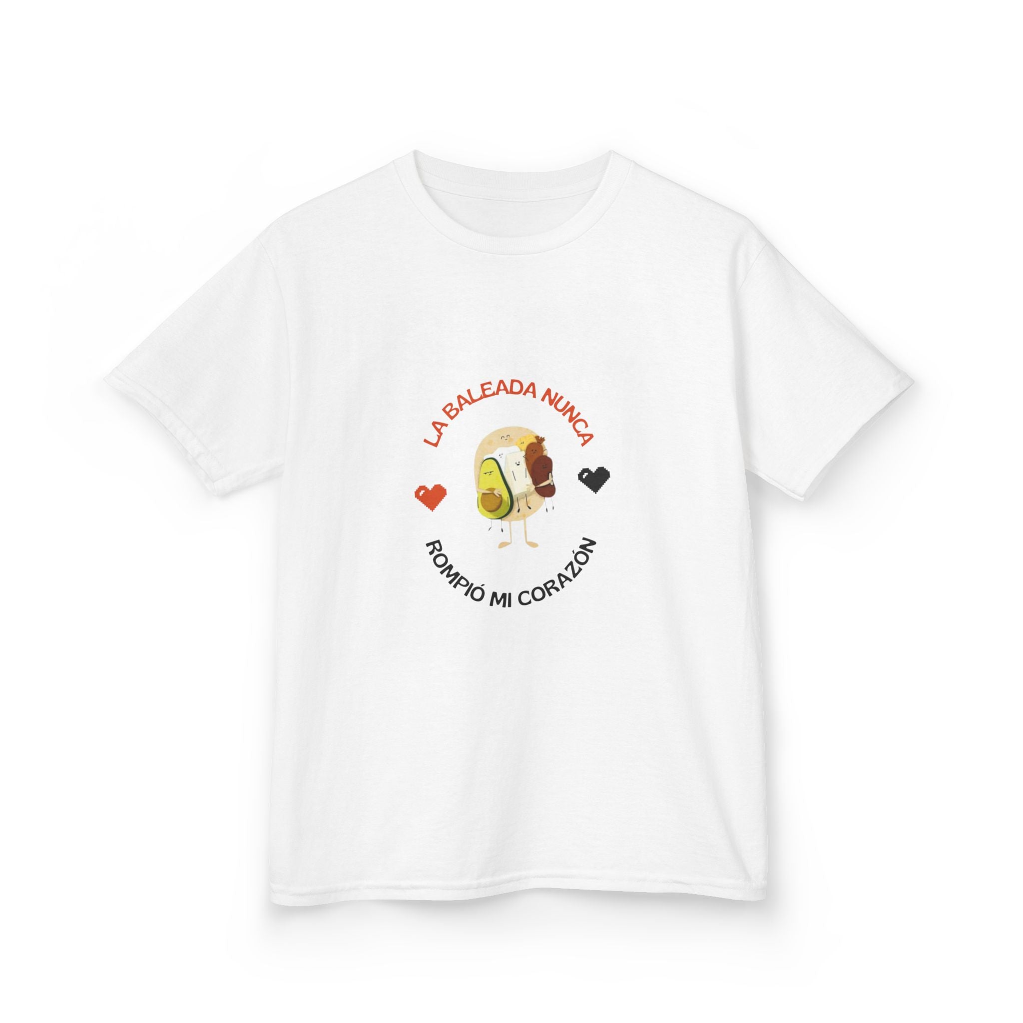 ALGODÓN GRUESO Camiseta de Niñas Honduras La Baleada Nunca Rompió Mi Corazón