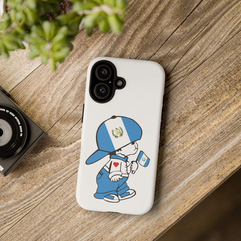 Funda Rigída Protectora para Teléfono iPhone 16 Guatemala El Niño Chapín Original