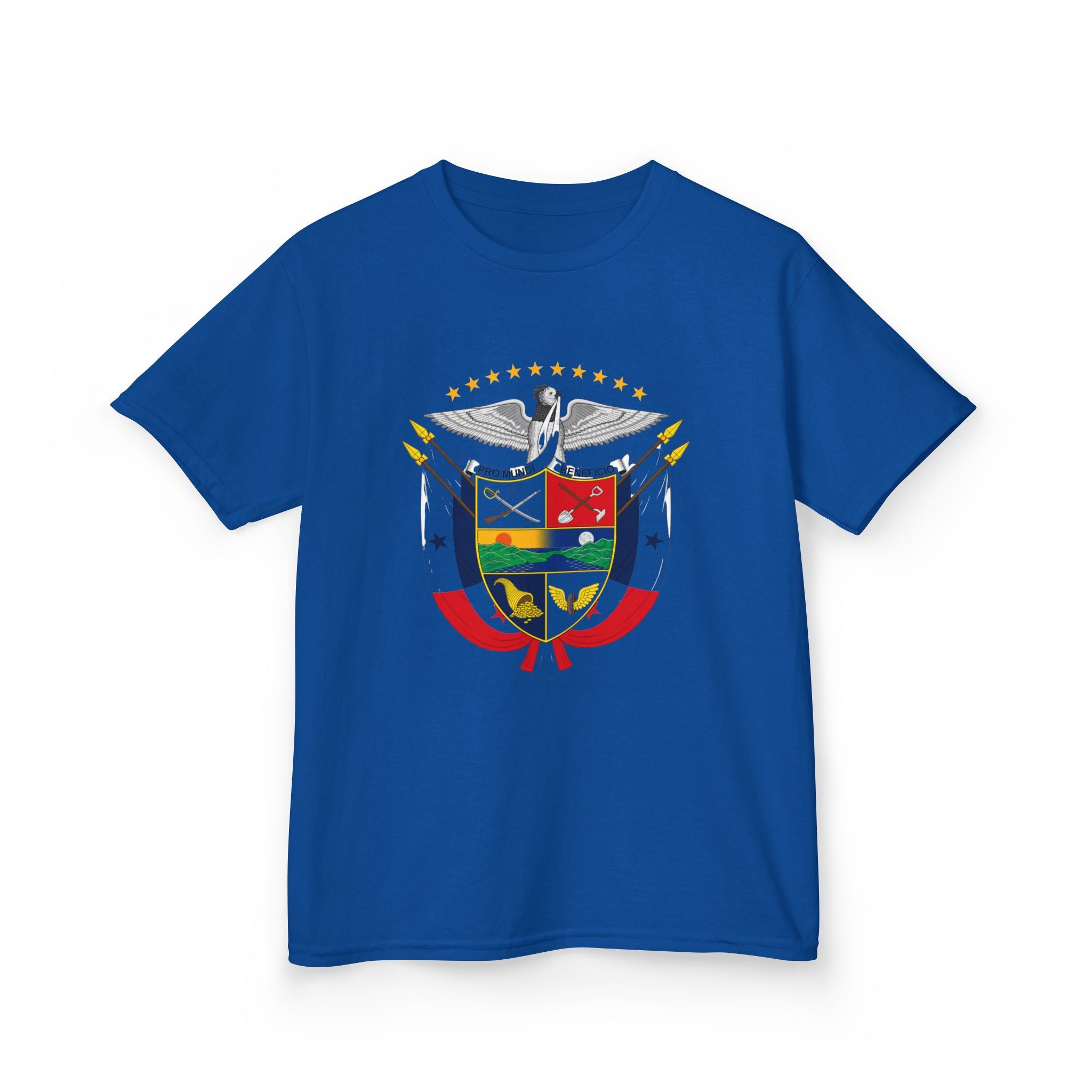ALGODÓN GRUESO Camiseta de Niñas Panamá Escudo Nacional de Panamá