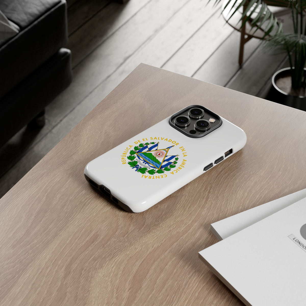 Funda para el móvil iPhone 14 Escudo Nacional de El Salvador