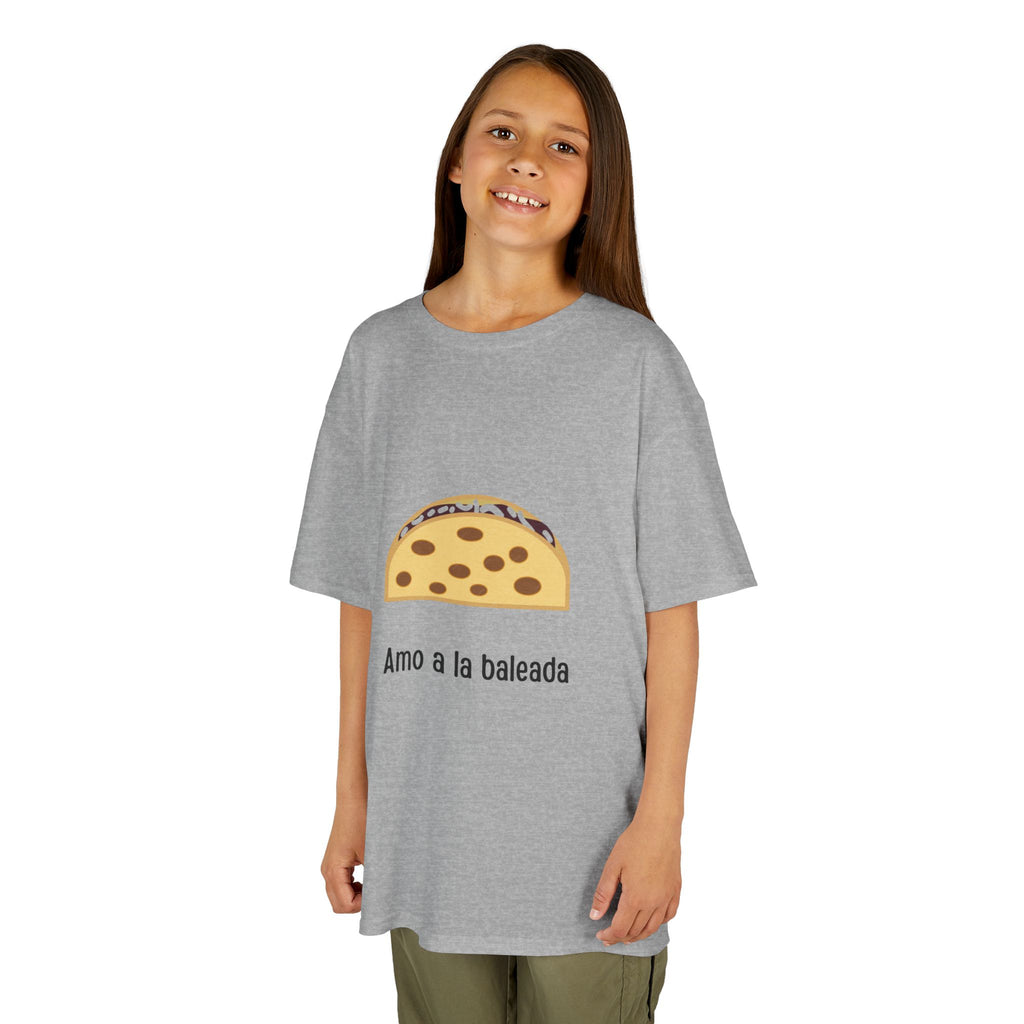 ALGODÓN GRUESO Camiseta de Niños Honduras Amo a la baleada