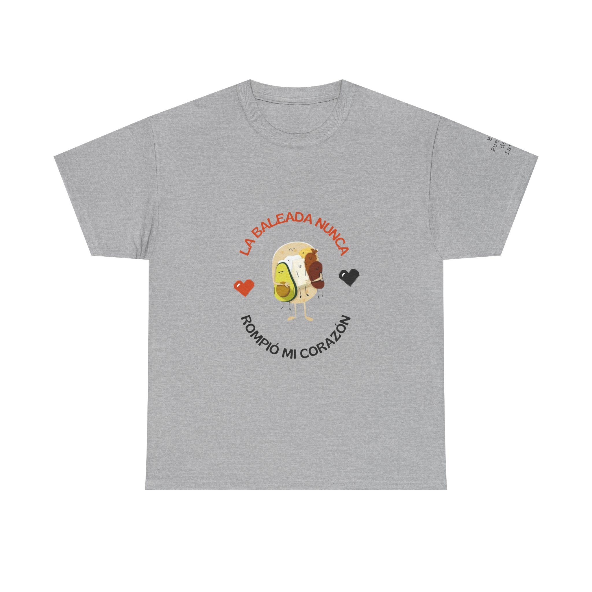 ALGODÓN GRUESO Camiseta de Hombres Honduras La Baleada Nunca Rompió Mi Corazón