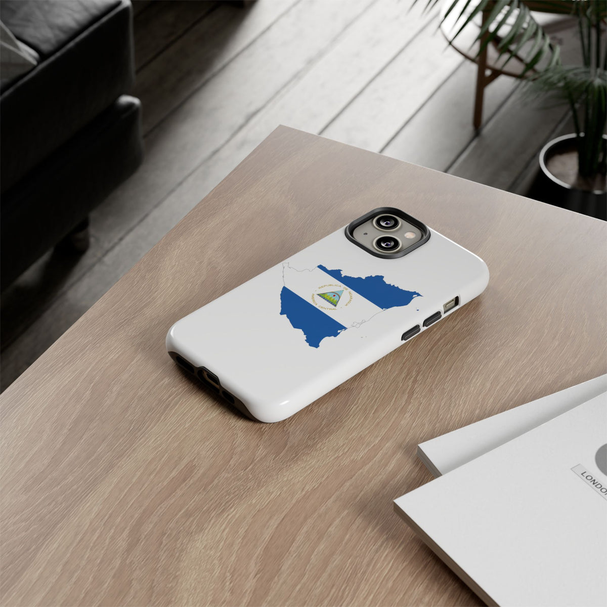 Funda para el móvil iPhone 14 silueta Nicaragua