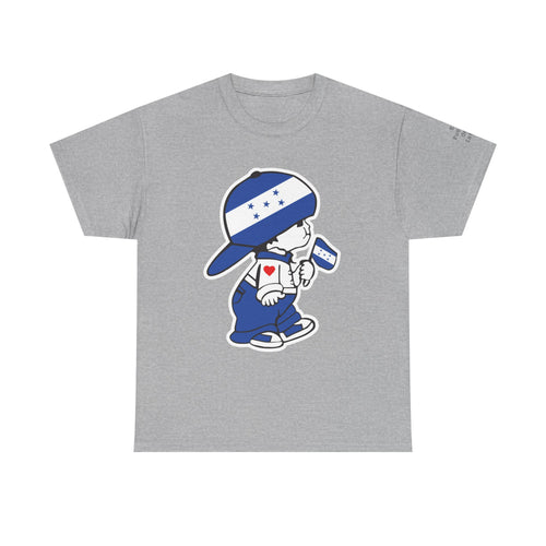 ALGODÓN GRUESO Camiseta de Hombres Honduras El Niño Catracho Original