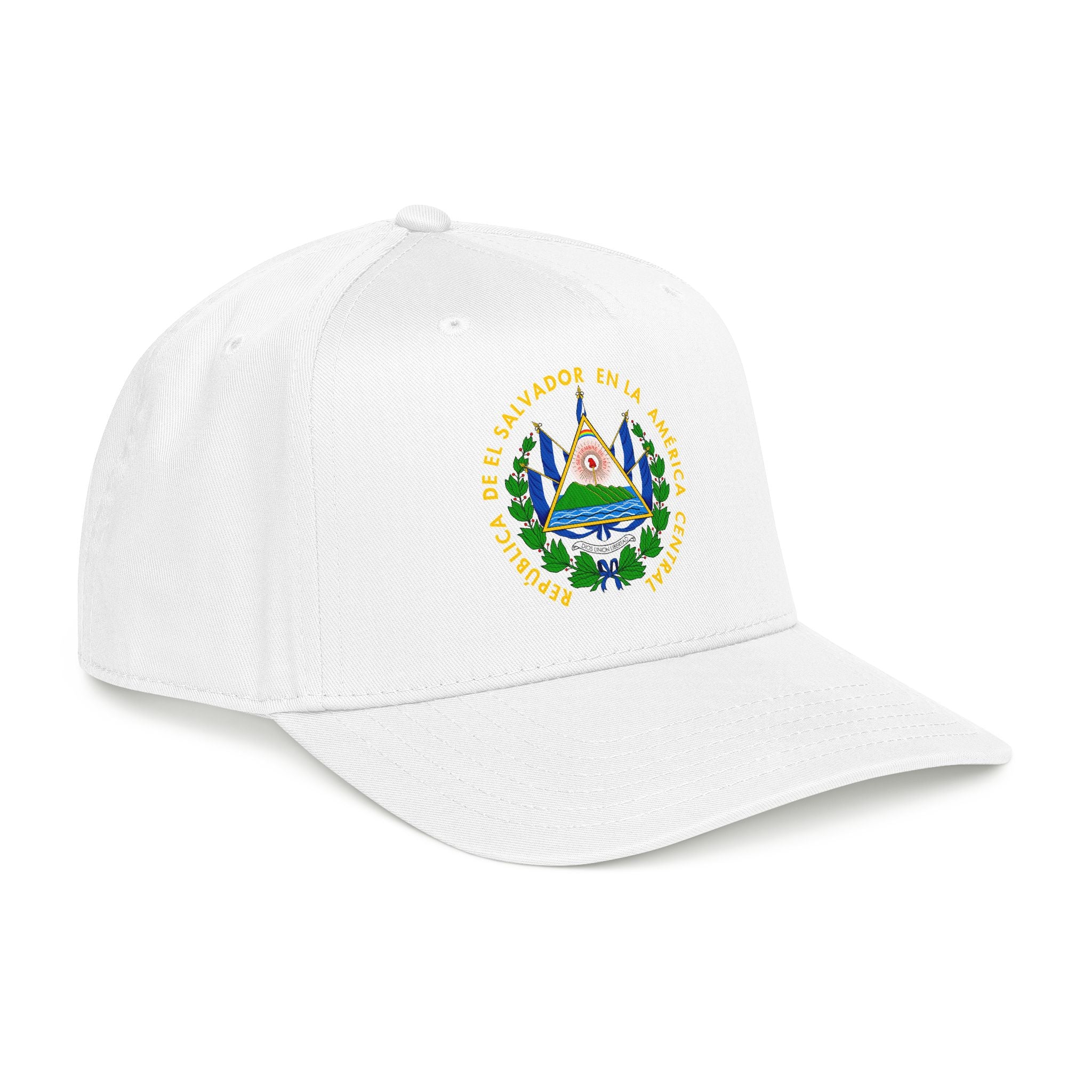Gorra de béisbol de perfil medio El Salvador Escudo Nacional de El Salvador