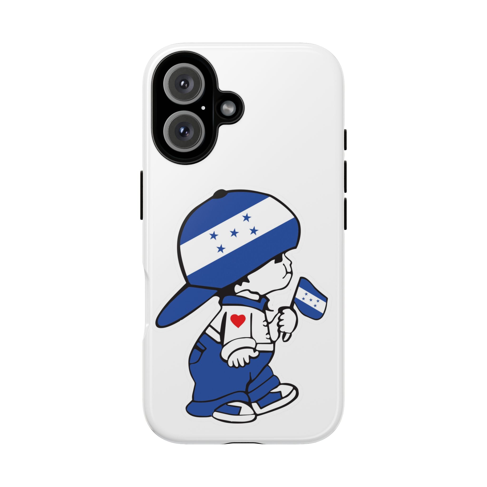 Funda Rigída Protectora para Teléfono iPhone 16 Honduras El Niño Catracho Honduras