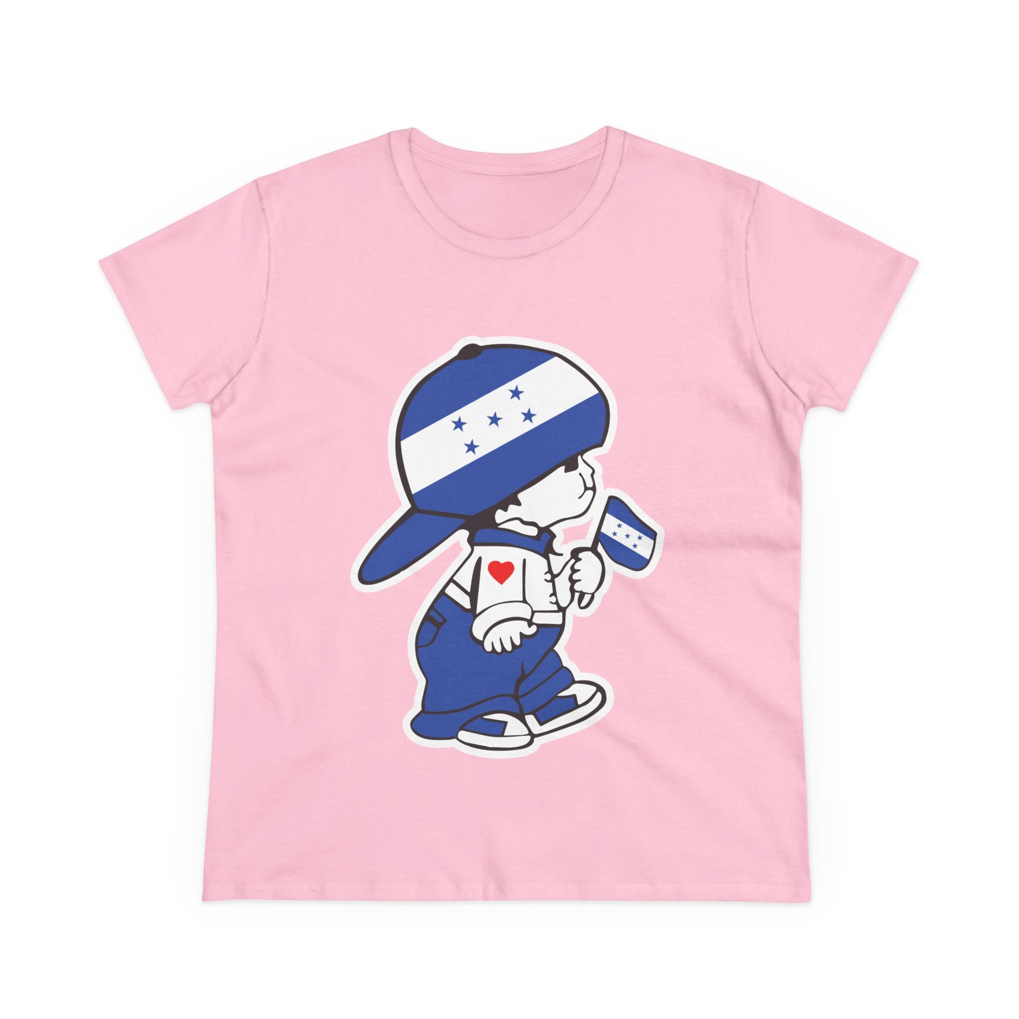 ALGODÓN DE MEDIO GROSOR Camiseta de Mujeres El Niño Chapín Original