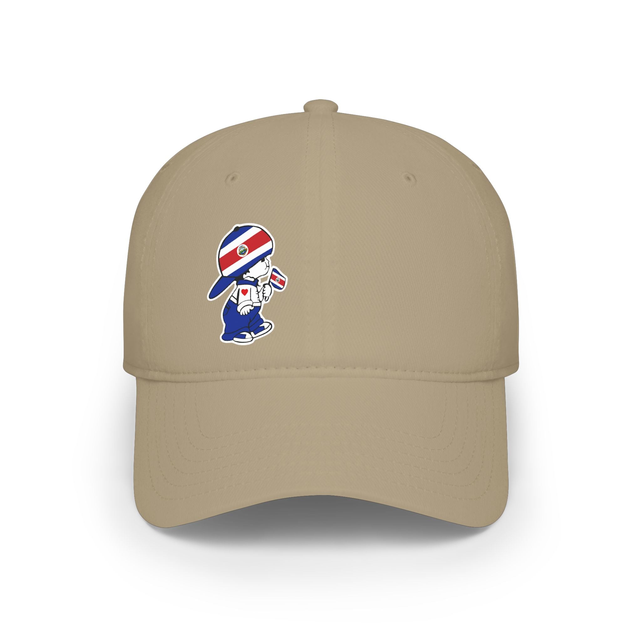 Gorra de béisbol de perfil bajo Costa Rica El Niño Tico Original