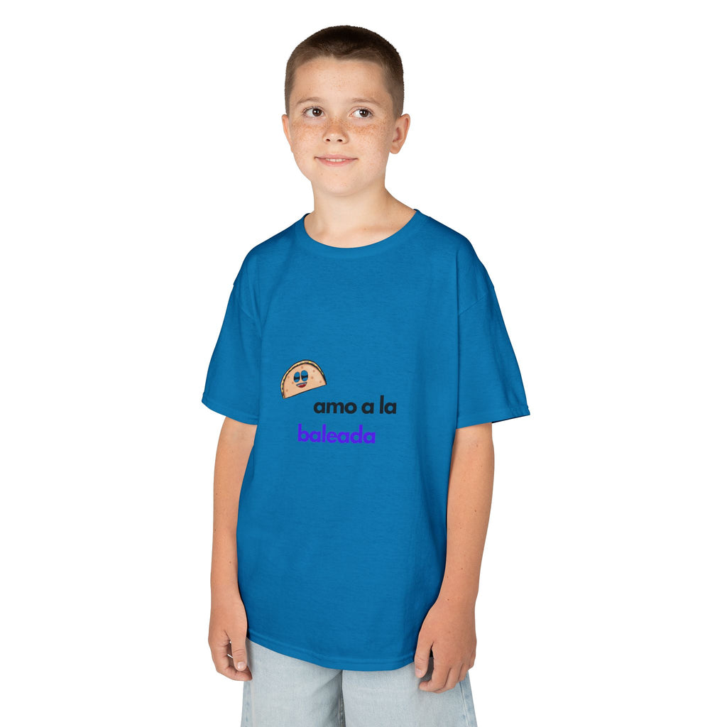 ALGODÓN GRUESO Camiseta de Niños Honduras Amo a la baleada