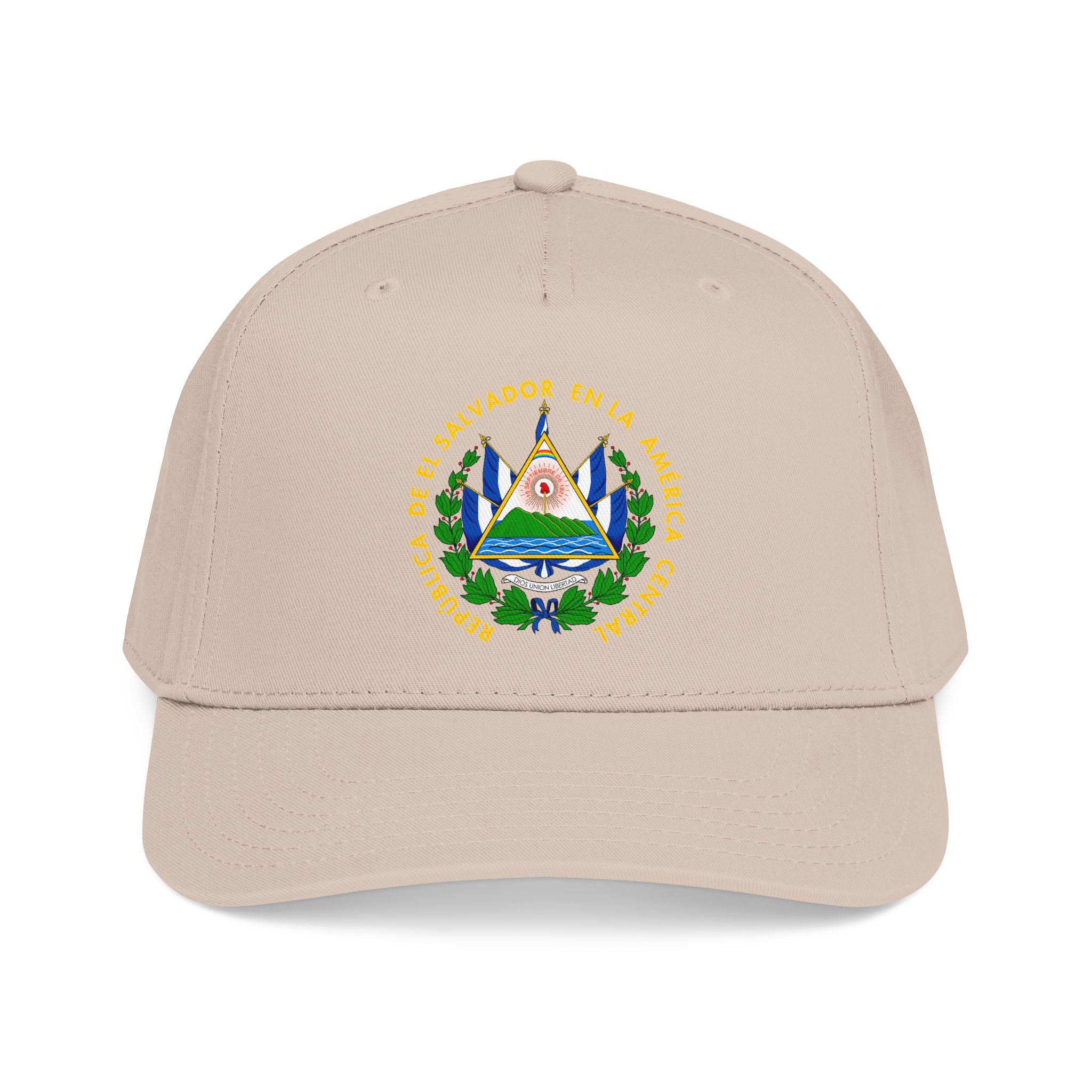 Gorra de béisbol de perfil medio El Salvador Escudo Nacional de El Salvador