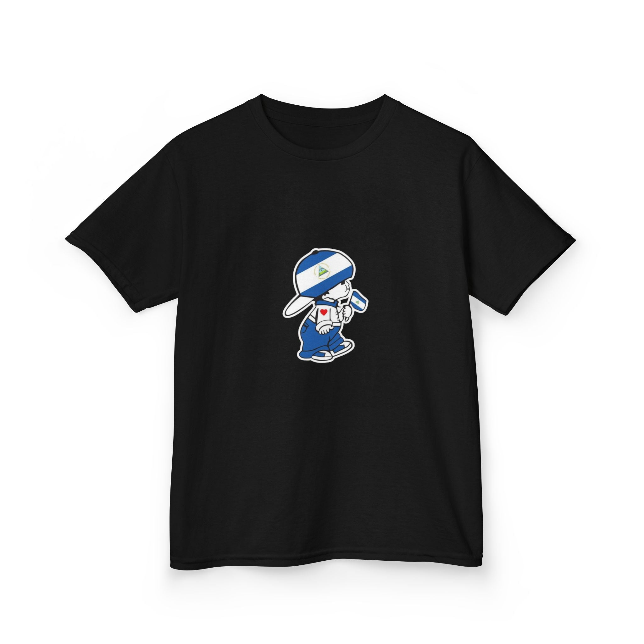 ALGODÓN GRUESO Camiseta de Niñas Nicaragua El Niño Nico Original