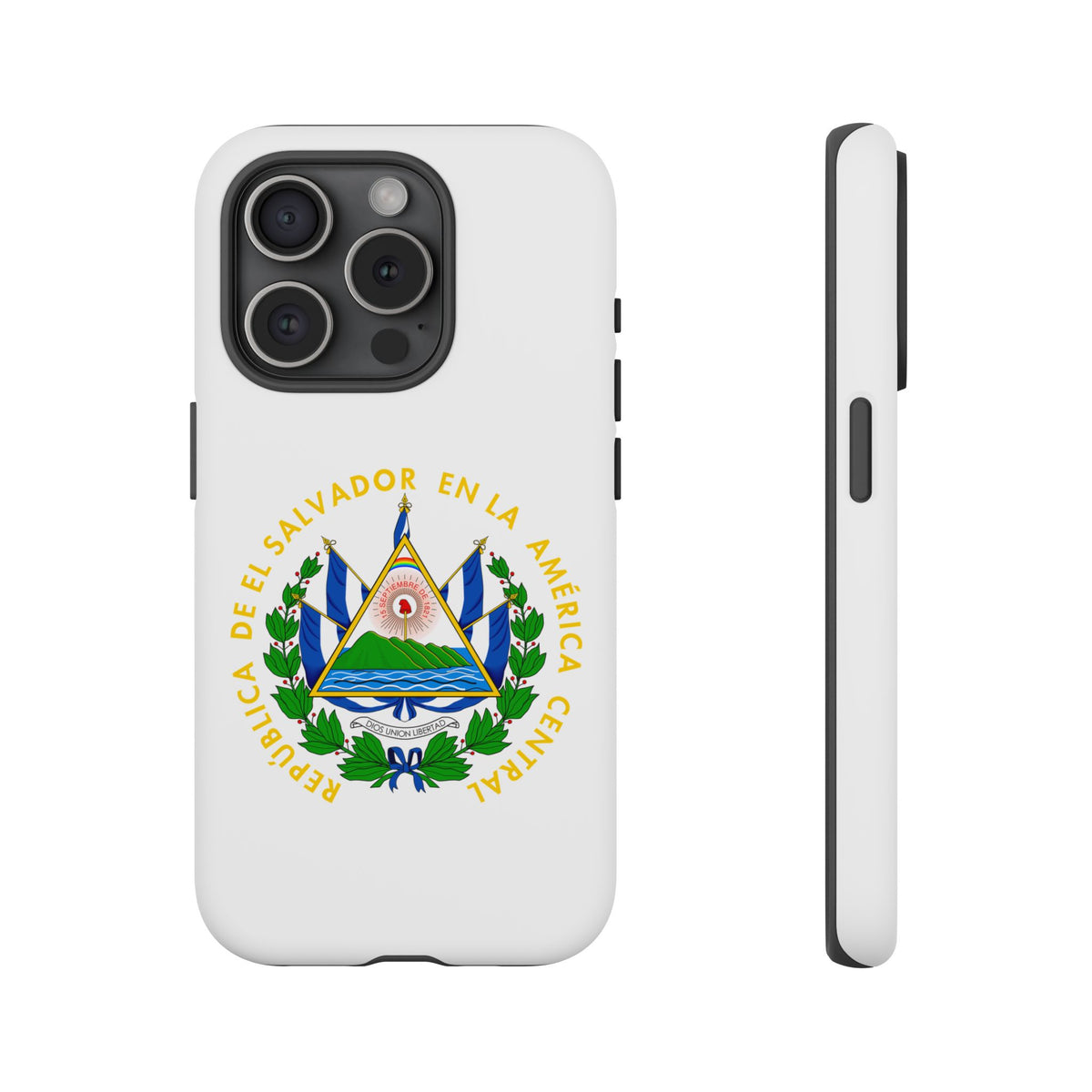 Funda para el móvil iPhone 15 Escudo Nacional de El Salvador