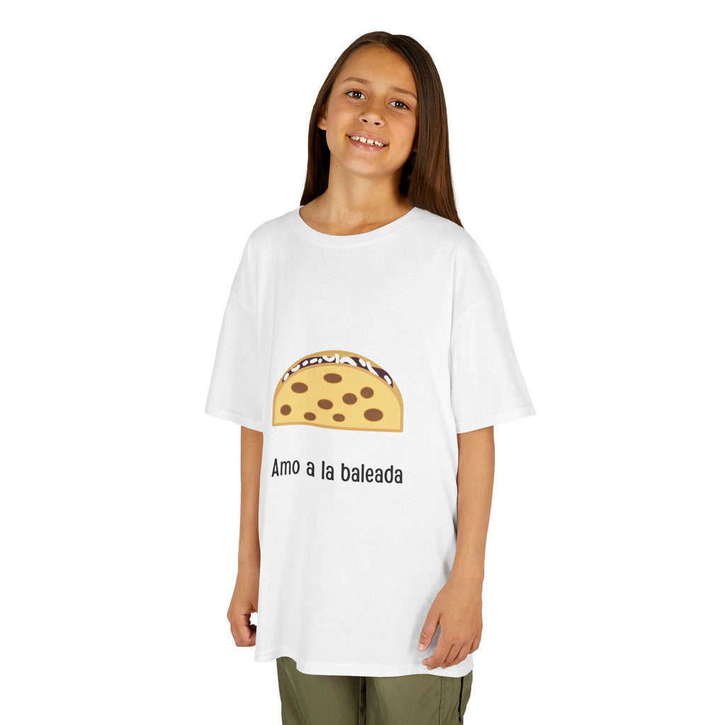 ALGODÓN GRUESO Camiseta de Niños Honduras Amo a la baleada