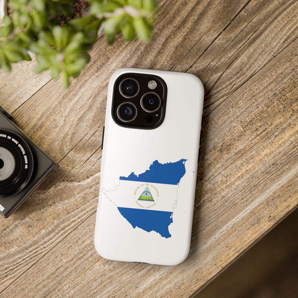 Funda para el móvil iPhone 16 silueta Nicaragua