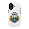Funda Rigída Protectora para Teléfono iPhone 16 Costa Rica Escudo Nacional de Costa Rica