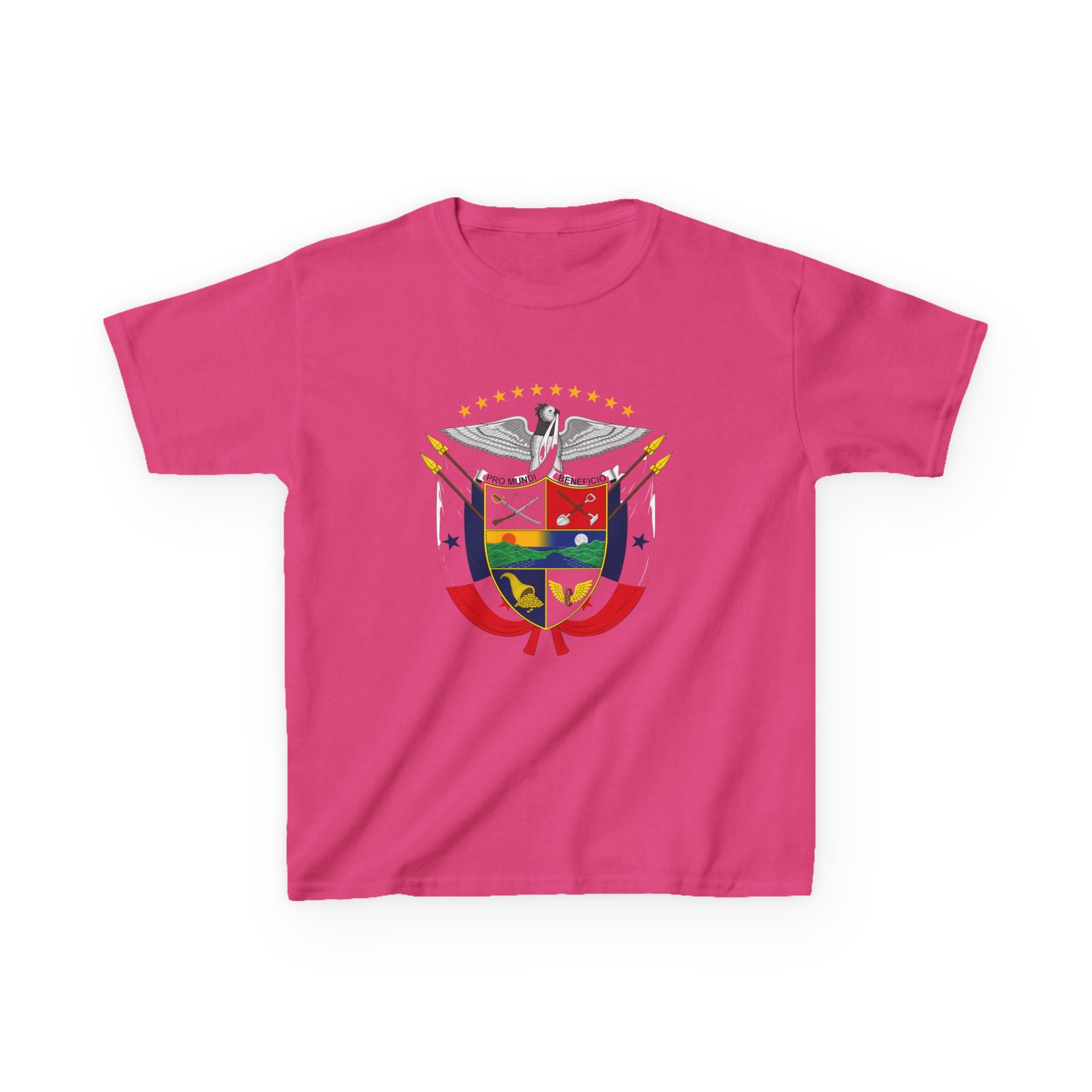 ALGODÓN GRUESO Camiseta de Niñas Panamá Escudo Nacional de Panamá