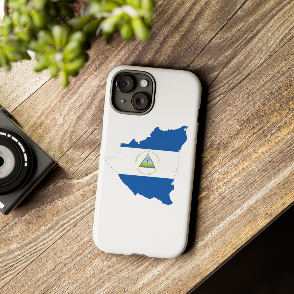 Funda para el móvil iPhone 15 silueta Nicaragua
